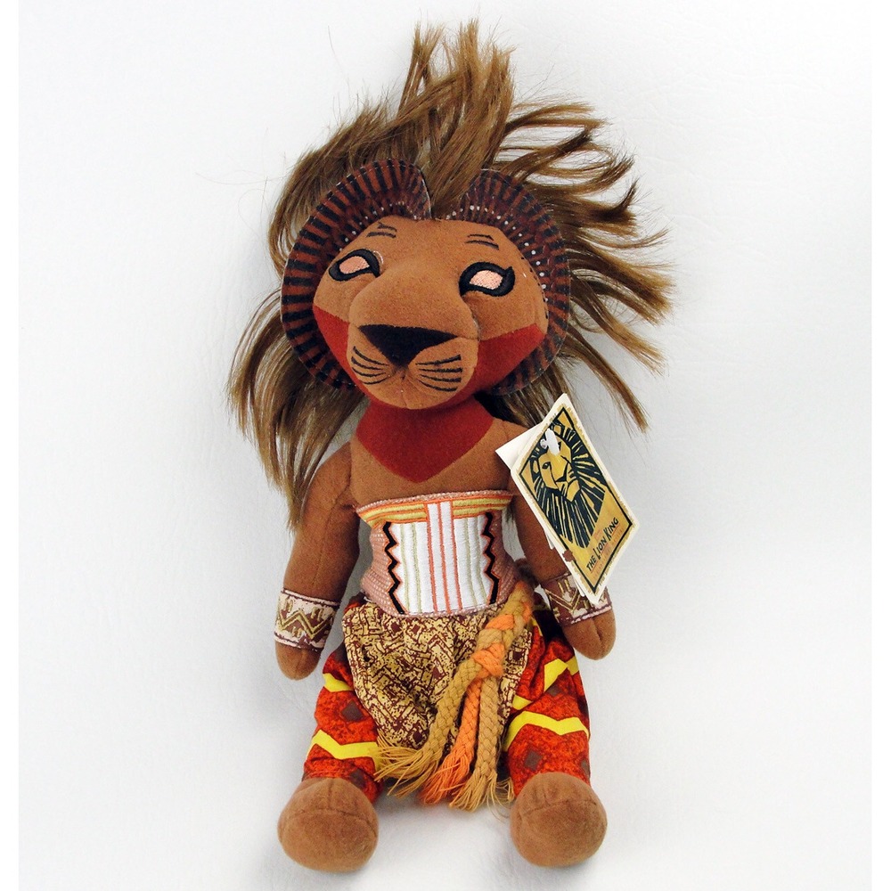 Disney The Lion King Broadway Simba Souvenir Plush Doll 12 Inch With Tags